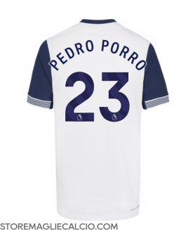 Tottenham Hotspur Pedro Porro #23 Maglia Gara Casa Repliche 2024-25